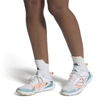 adidas Tennisschuhe Defiant Speed Allcourt weiss/mint/orange Damen